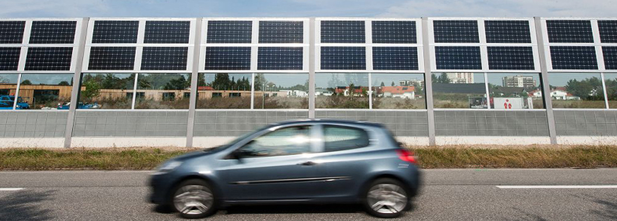  Photovoltaische Lärmschutzwand